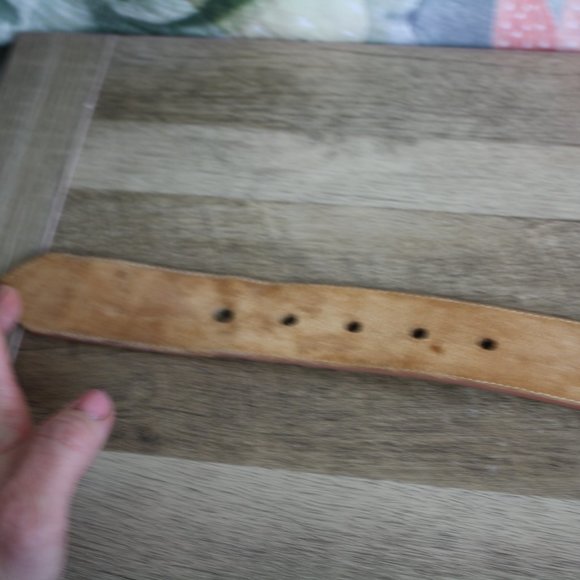 Vintage Leather Belt by Another Line Inc. - Picture 3 of 7